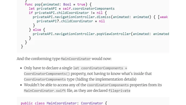 Private properties in protocols