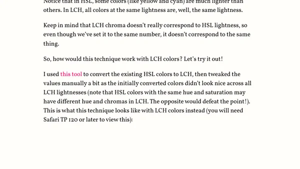 Dark mode in 5 minutes, with inverted lightness variables
