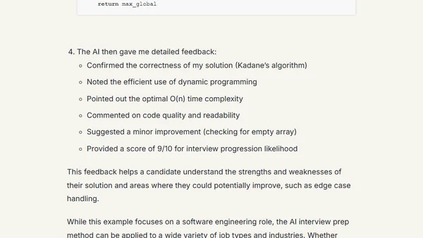 How to Use AI to Prep for Your Next Job Interview 💼