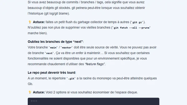 Monorepo: est-ce que ça vaut le coup?