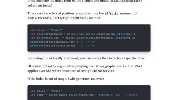 Mastering Swift: Essential Details About Strings