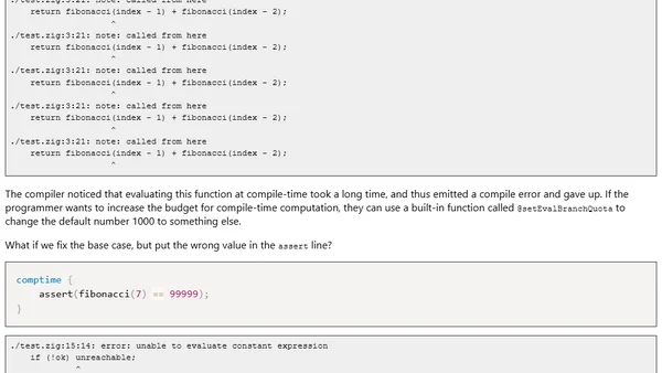 Zig Programming Language Blurs the Line Between Compile-Time and Run-Time