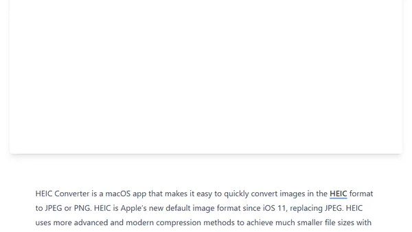 New App: HEIC Converter