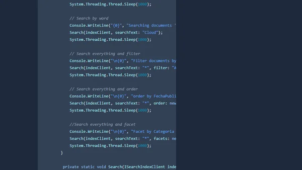 Step by step: .Net Core and Azure Search