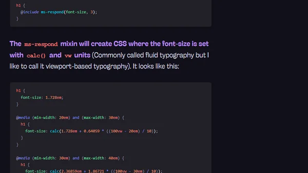 Changing Modular Scale Ratio at Different Breakpoints