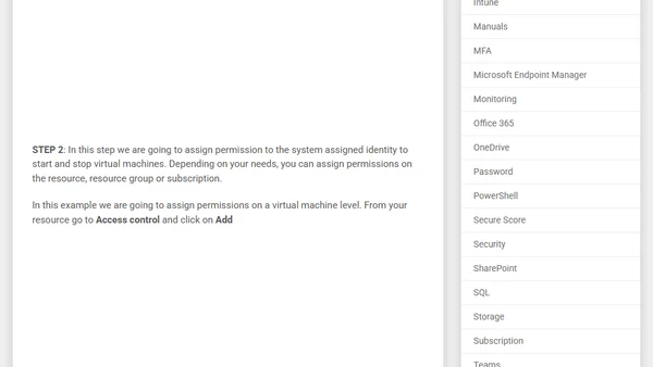 How to auto start and stop Azure VM’s (Manual)