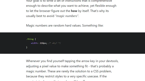 The CSS Mindset