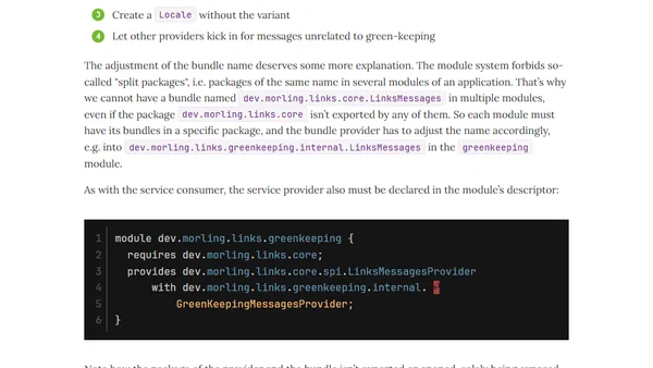 Resource Bundle Look-ups in Modular Java Applications