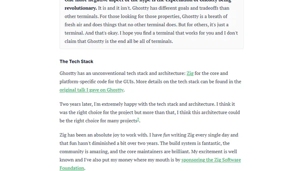 Ghostty: Reflecting on Reaching 1.0