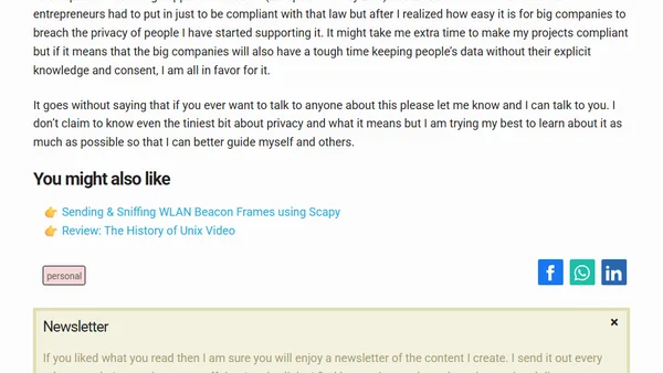 Privacy & Why it Matters