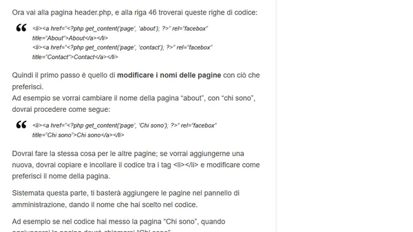 Come personalizzare graficamente un blog porfolio (seconda parte)