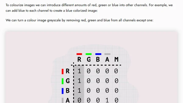 Into the Matrix with SVG Filters
