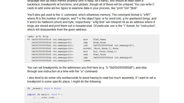 Tips for debugging your new programming language