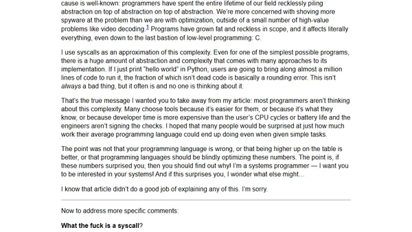 Following up on "Hello world"