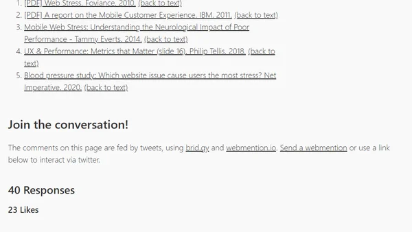 Slow site speed is still the biggest cause of web stress