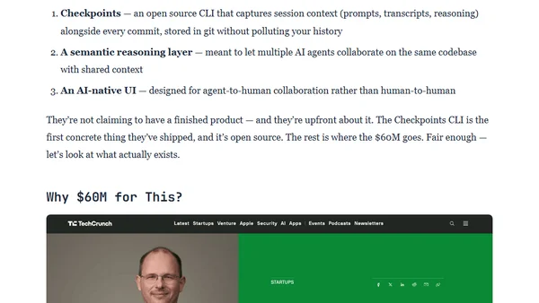 Agent-Written Code Needs More Than Git