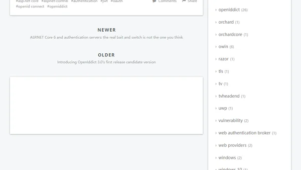 OpenIddict 3.0 general availability
