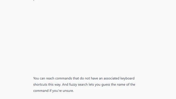 Command palettes for the web