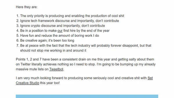 2022 Work Resolutions