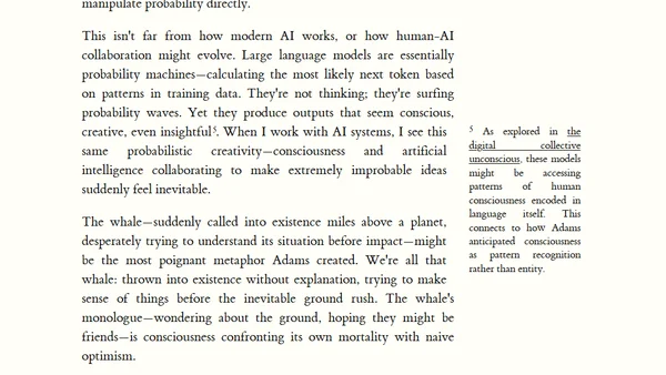Don't Panic: Douglas Adams and the Recursive Absurdity of Existence