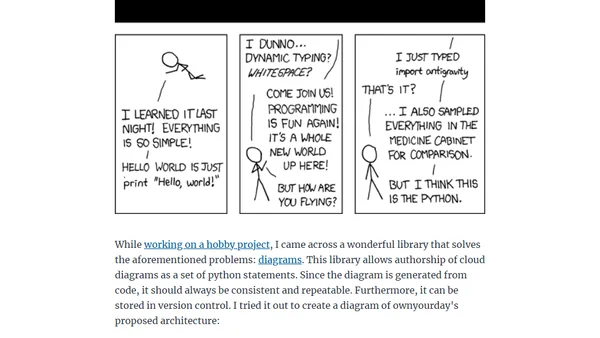 Authoring Cloud Diagrams as Code
