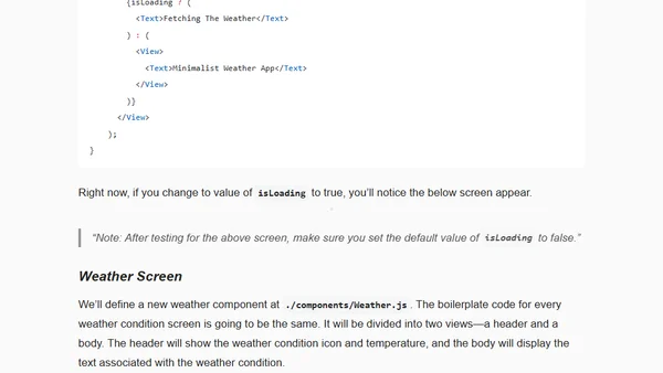 How to use the Geolocation API in a React Native app