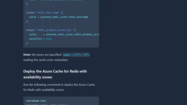 Azure Cache for Redis: Failover Test