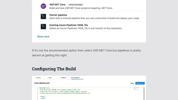 Building Blazor Apps Using Azure Pipelines