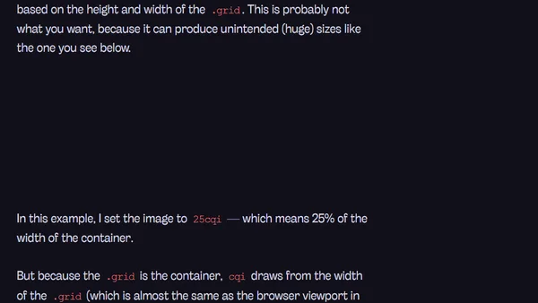 Best practices for container queries