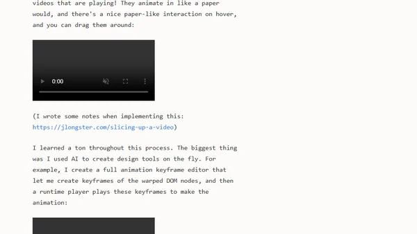 I got caught up in design again