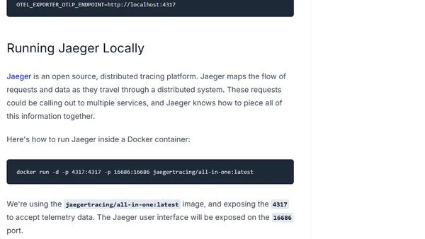 Introduction to Distributed Tracing With OpenTelemetry in .NET
