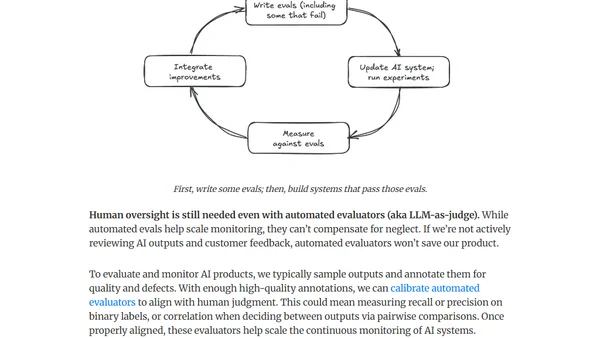 An LLM-as-Judge Won't Save The Product—Fixing Your Process Will