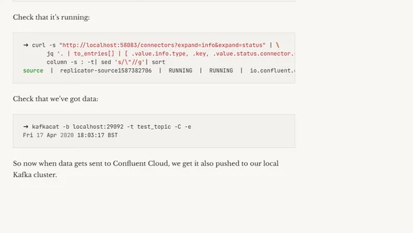 Using Confluent Cloud when there is no Cloud (or internet)
