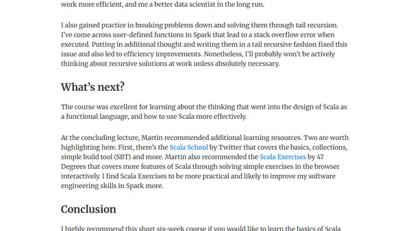 Thoughts on Functional Programming in Scala Course (Coursera)