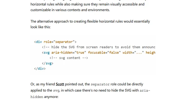 Not Your Typical Horizontal Rules
