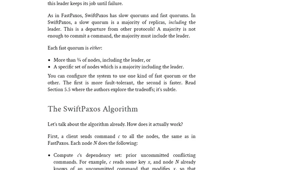 Review: SwiftPaxos: Fast Geo-Replicated State Machines