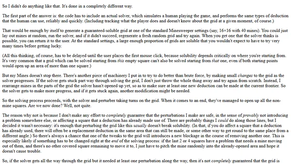 Writing a soluble-grid generator for Mines