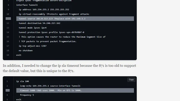 Configuring an AWS Customer Gateway Behind a NAT