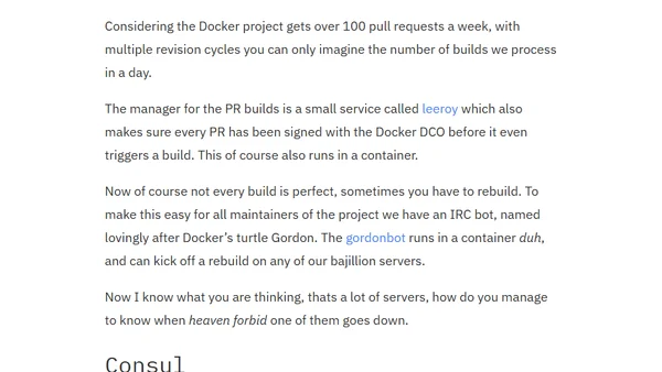 Tales of a Part-time Sysadmin: Dogfooding Docker to test Docker