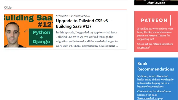 Form Features and CSS - Building SaaS #128