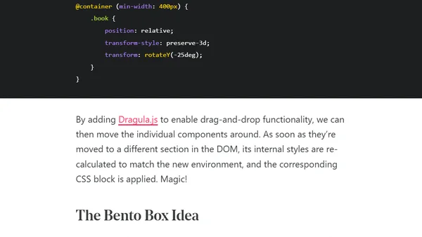 Container Queries in Web Components