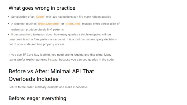 Enterprise Patterns for ASP.NET Core Minimal API: Lazy Load Pattern