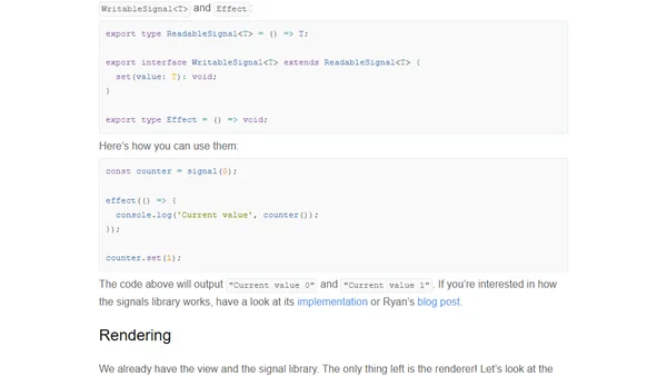 Reactive framework in ~200 lines of JavaScript
