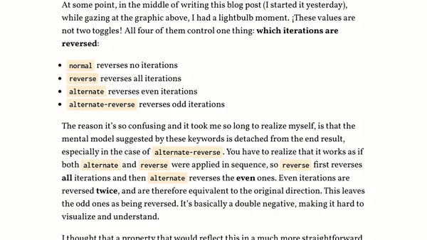 Poll: ¿Is animation-direction a good idea?