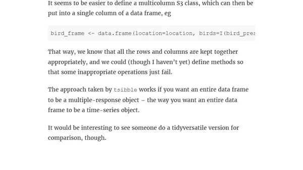 Why isn't rimu tidy?