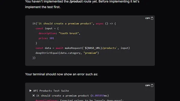 No one should need Postman/Insomnia to test an endpoint