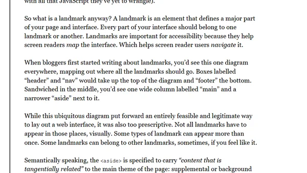 The aside element