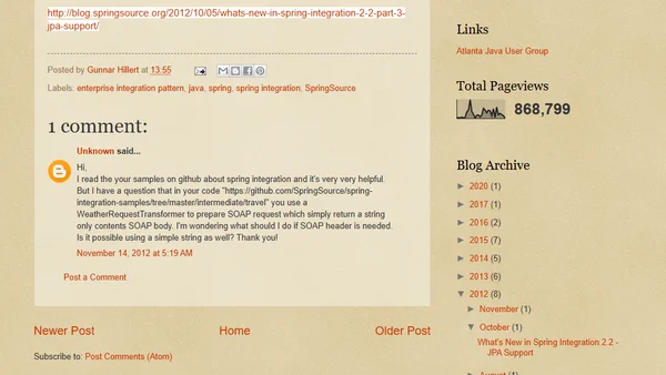 What's New in Spring Integration 2.2 - JPA Support