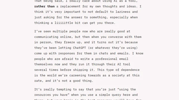 Do not give up your brain