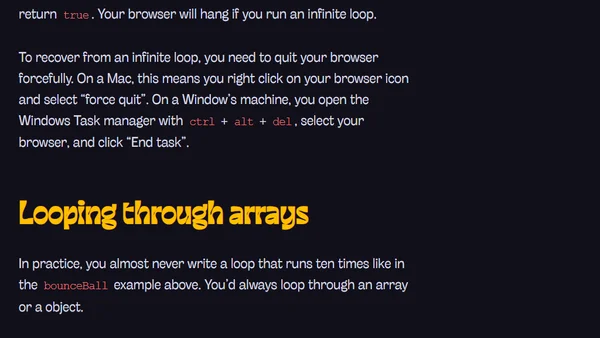 Understanding for loops